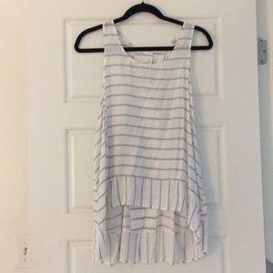 Lavender Striped Top